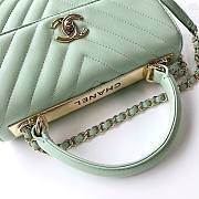 Chanel Trendy Cc Flap Mint Lambskin Bag - 3