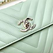 Chanel Trendy Cc Flap Mint Lambskin Bag - 2