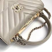 Chanel Trendy Cc Flap Beige Lambskin Bag - 3