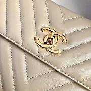 Chanel Trendy Cc Flap Beige Lambskin Bag - 2