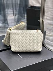 YSL Gaby quilted leather cross-body white bag - 2