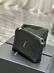 YSL Gaby quilted leather cross-body black bag - 6