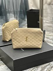 YSL Gaby quilted leather cross-body beige bag - 1