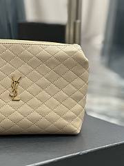 YSL Gaby quilted leather cross-body beige bag - 6