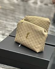 YSL Gaby quilted leather cross-body beige bag - 5