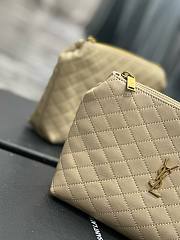 YSL Gaby quilted leather cross-body beige bag - 4