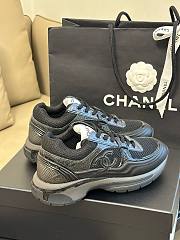 Chanel 23C CC logo black sneakers - 3