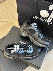 Chanel 23C CC logo black sneakers - 4