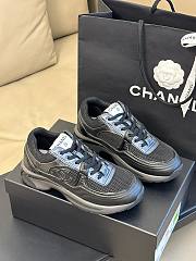 Chanel 23C CC logo black sneakers - 2