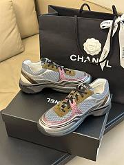 Chanel 23C CC logo mix color sneakers - 4