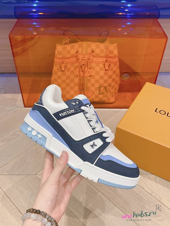 Louis Vuitton blue trainers sneakers - 1