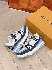 Louis Vuitton blue trainers sneakers - 5