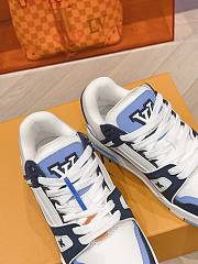 Louis Vuitton blue trainers sneakers - 4