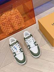 Louis Vuitton green trainers sneakers - 5