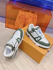 Louis Vuitton green trainers sneakers - 2