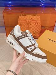 Louis Vuitton brown trainers sneakers - 1