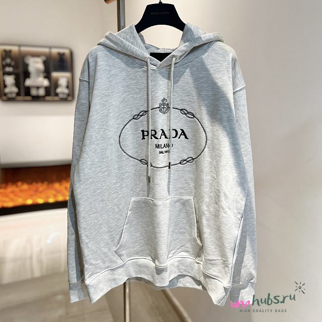 Prada long sleeve hoodie - 1