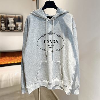 Prada long sleeve hoodie