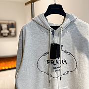 Prada long sleeve hoodie - 4