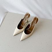 YSL Pump Cream Heels 10cm - 5