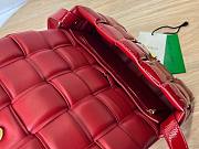 Bottega Veneta Padded Cassette Red Patent Bag   - 2