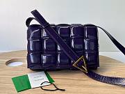 Bottega Veneta Padded Cassette Purple Patent Bag - 1