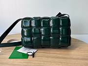 Bottega Veneta Padded Cassette Green Patent Bag - 5