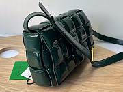 Bottega Veneta Padded Cassette Green Patent Bag - 4