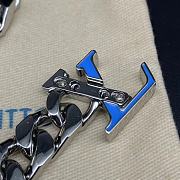 Louis Vuitton blue logo ( set bracelet necklace) - 5