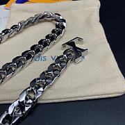 Louis Vuitton blue logo ( set bracelet necklace) - 4