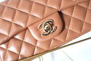 Chanel CF mini 20 brown lambskin gold hardware bag - 3