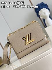 Louis Vuitton Twist Beige Epi Leather Gold Hardware Bag  - 5