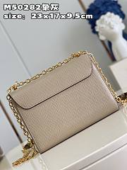 Louis Vuitton Twist Beige Epi Leather Gold Hardware Bag  - 4