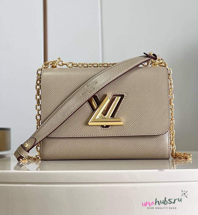 Louis Vuitton Twist Beige Epi Leather Gold Hardware Bag  - 1