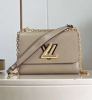 Louis Vuitton Twist Beige Epi Leather Gold Hardware Bag 