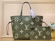 Louis Vuitton Neverfull Green Monogram MM bag - 1