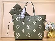 Louis Vuitton Neverfull Green Monogram MM bag - 2