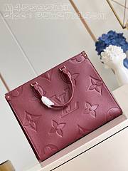 Louis Vuitton Onthego Red Monogram MM Bag - 3