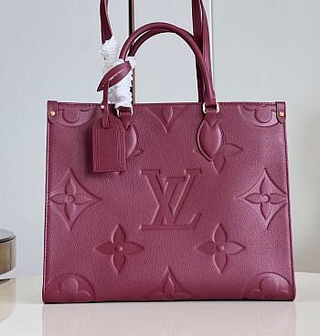 Louis Vuitton Onthego Red Monogram MM Bag