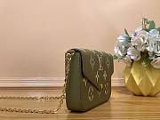 Louis Vuitton Pochette Felicie Green Bag - 3