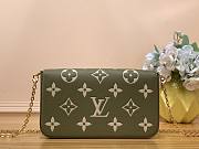 Louis Vuitton Pochette Felicie Green Bag - 5