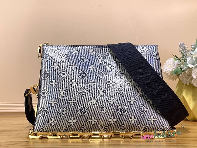 Louis Vuitton Coussin PM M23071 Denim Bag - 1