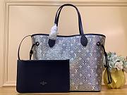 Louis Vuitton Neverfull MM M22921 Denim Bag - 1