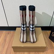 Burberry Knitted Check Boots - 6