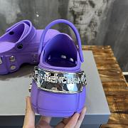 Balenciaga purple mules - 6