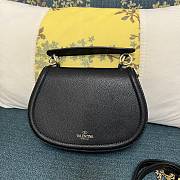 Valentino Vsling black grainy calfskin shoulder bag  - 5