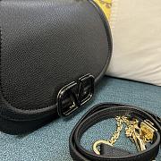 Valentino Vsling black grainy calfskin shoulder bag  - 4