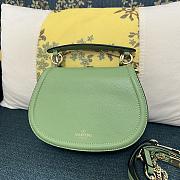 Valentino Vsling green grainy calfskin shoulder bag - 2