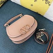 Valentino Vsling pink grainy calfskin shoulder bag - 3