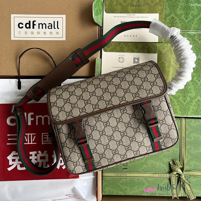 Gucci GG Supreme Canvas Messenger Bag - 1